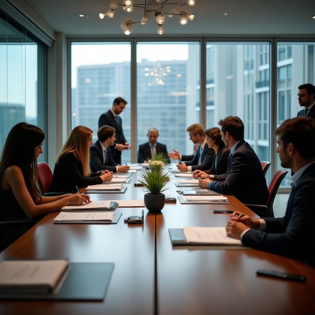 Equipo de ConFinArg en sesión de planificación estratégica
