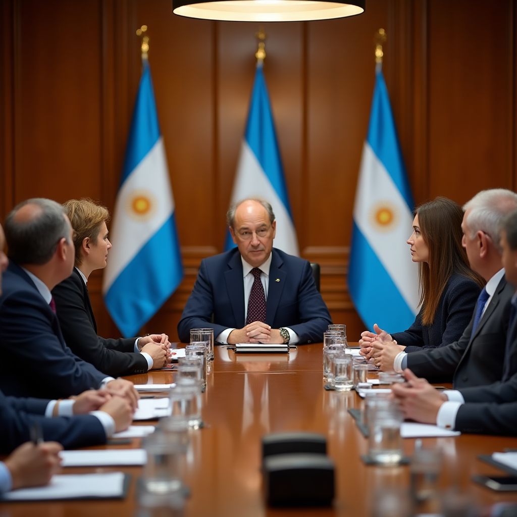 Reunión con representantes del Banco Central